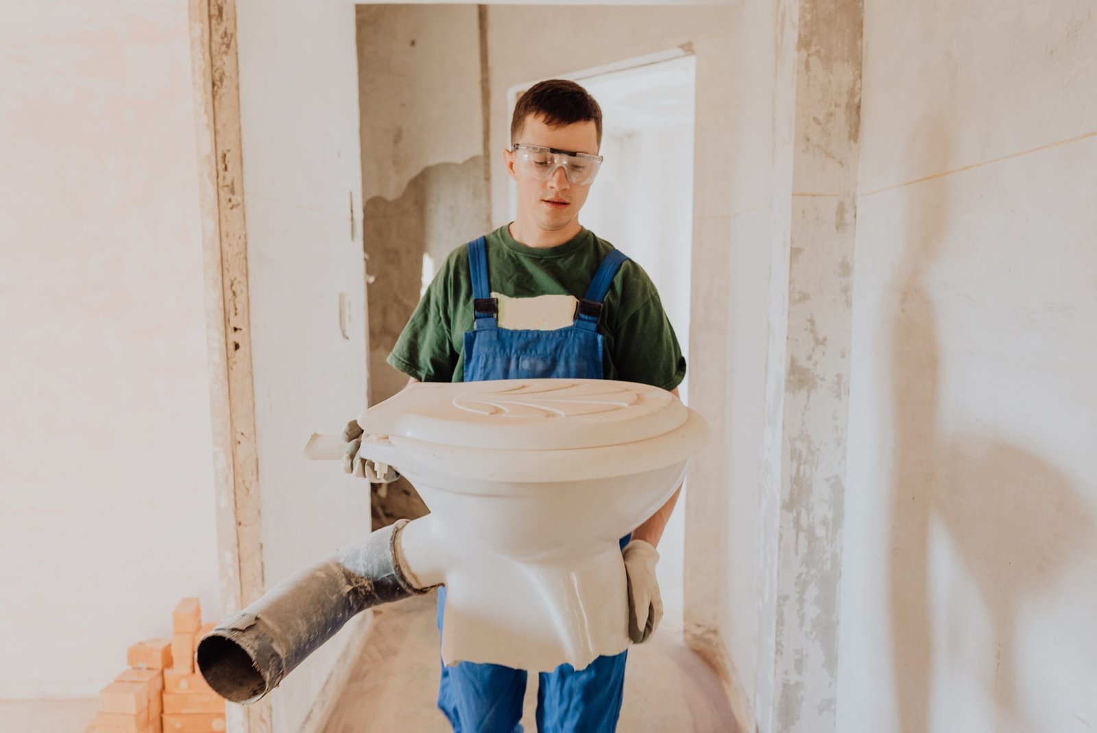 Un intérieur de salle de bain en cours de rénovation